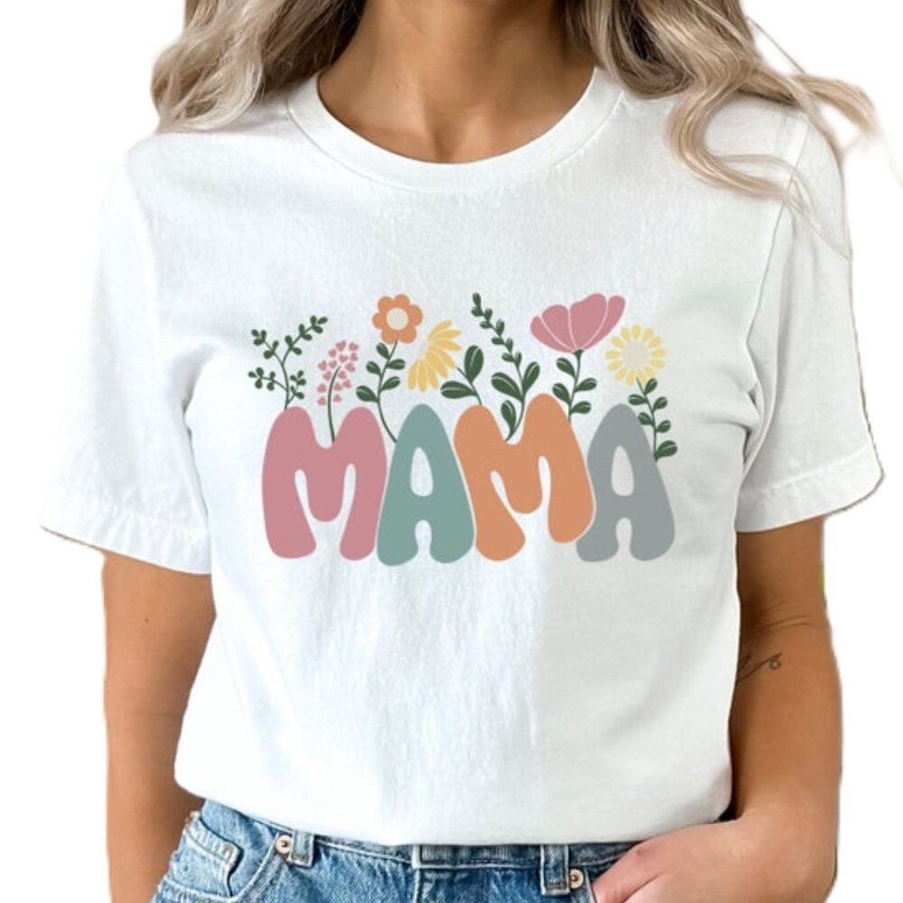 Flower Mama Shirt, Mother's Day Shirt